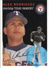 2003 Topps Heritage #1 Alex Rodriguez Black - Texas Rangers